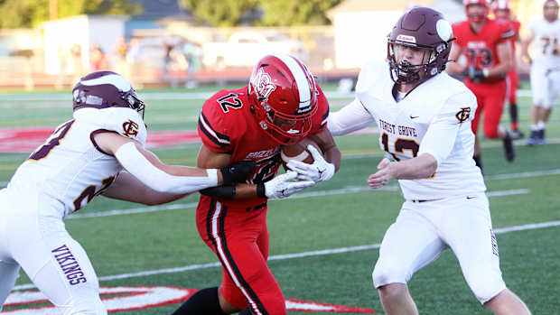 a McMinnville Forest Grove football Oregon Pigeon Bowl IX September 8 2023 Dan Brood 18